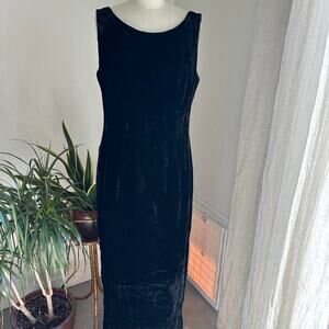 Deep Back Cut Bill Levkoff | Dresses | Bill Levkoff Womens L Dress Black Velvet Gown ...